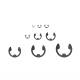 Set 300 clipsuri siguranta seeger, tip E, din otel, 9 dimensiuni diferite, 04124 Amio
