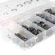 Set 300 clipsuri siguranta seeger, tip E, din otel, 9 dimensiuni diferite, 04124 Amio
