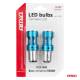 Set 2 becuri stop frana, LED CSP, 12-24V, 1157 BAY15D P21/5W, cu lupa, Canbus, alb, 04253 Amio