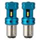 Set 2 becuri stop frana, LED CSP, 12-24V, 1157 BAY15D P21/5W, cu lupa, Canbus, alb, 04253 Amio