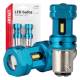 Set 2 becuri stop frana, LED CSP, 12-24V, 1157 BAY15D P21/5W, cu lupa, Canbus, alb, 04253 Amio