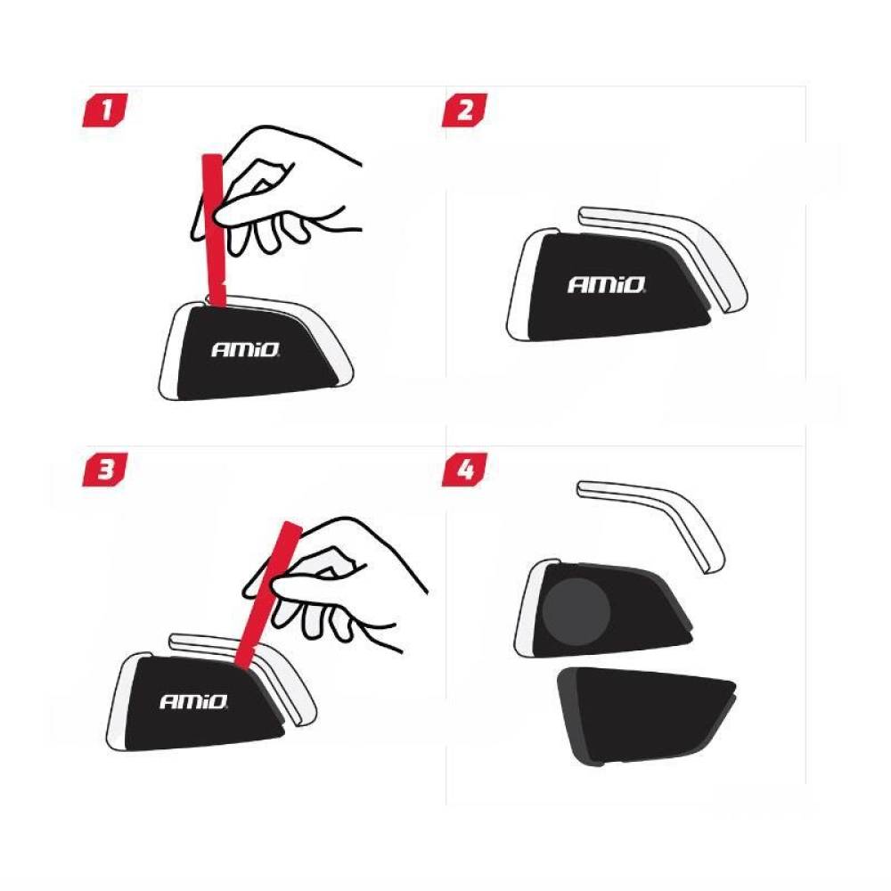 Modul inchidere centralizata auto, Passive Keyless Entry cu 2 chei, 04344 Amio 