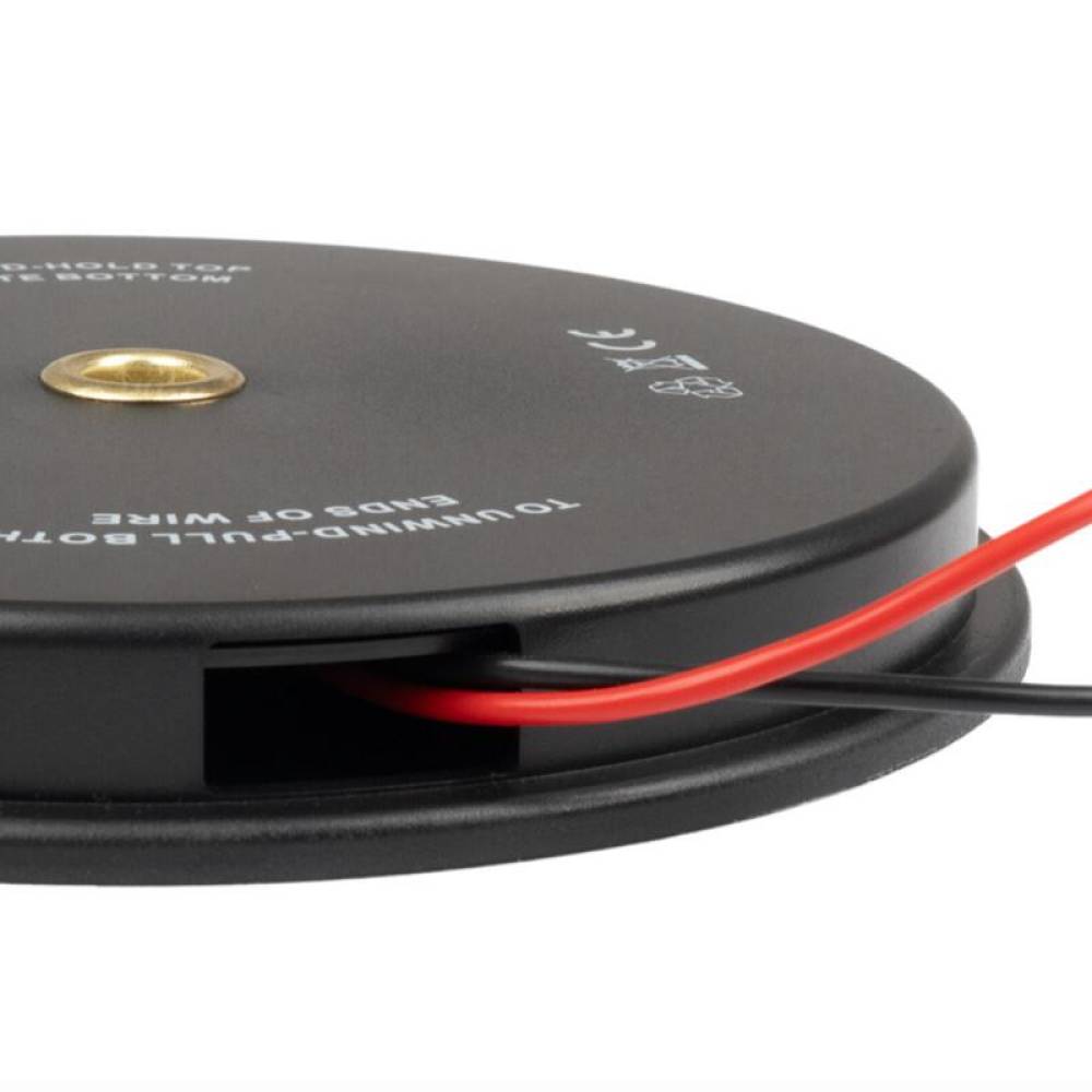 Cablu prelungitor curent, cu derulator, 2x9m, fi18mm, clesti crocodil, diverse utilizari electrice, 04275 Amio 