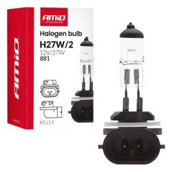 Bec halogen, H27W/2 881 PGJ13, 12V, 27W, AMIO 04413