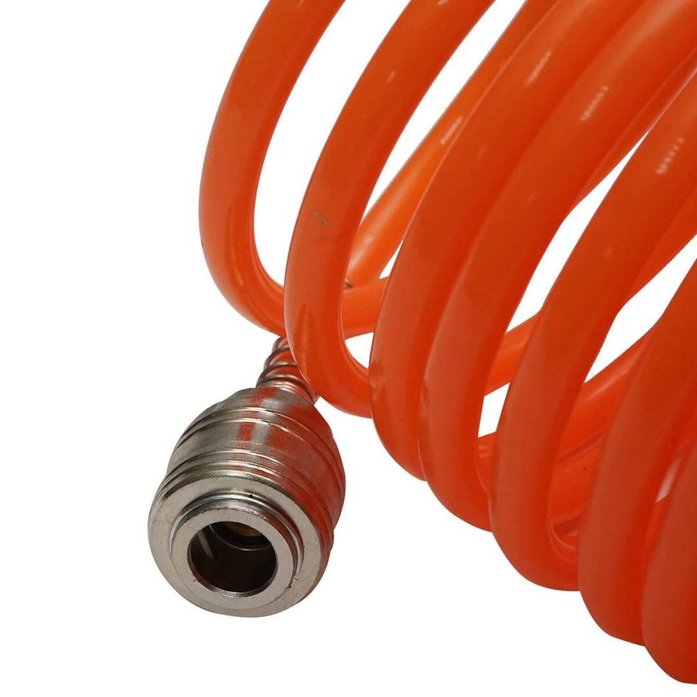 Set accesorii aer comprimat pentru vopsit, suflat, umflat, spalat cu furtun spiralat 5m, BK76145  / TM24