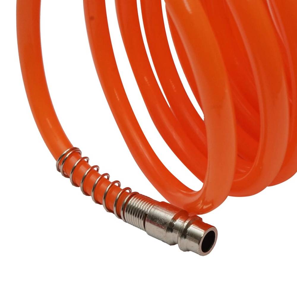 Set accesorii aer comprimat pentru vopsit, suflat, umflat, spalat cu furtun spiralat 5m, BK76145  / TM24