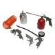 Set accesorii aer comprimat pentru vopsit, suflat, umflat, spalat cu furtun spiralat 5m, BK76145  / TM24