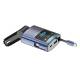 Transmitator auto FM cu hands-free, cu 2×USB si cablu retractabil QC PD65W, TipC si adaptor Ihpone, 12-24V, Amio 04656