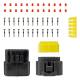 Set mufa conector cu 12pini, set mama-tata, Econoseal Japan, impermeabila, AMIO 04352