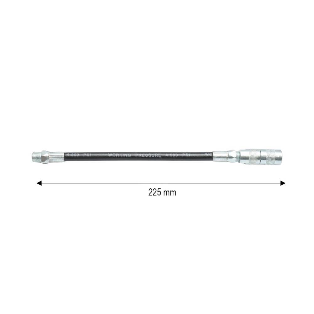 Furtun gresat 22.5cm, cu cap gresor, gros, mh72