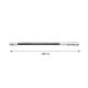 Furtun gresat 22.5cm, cu cap gresor, gros, mh72