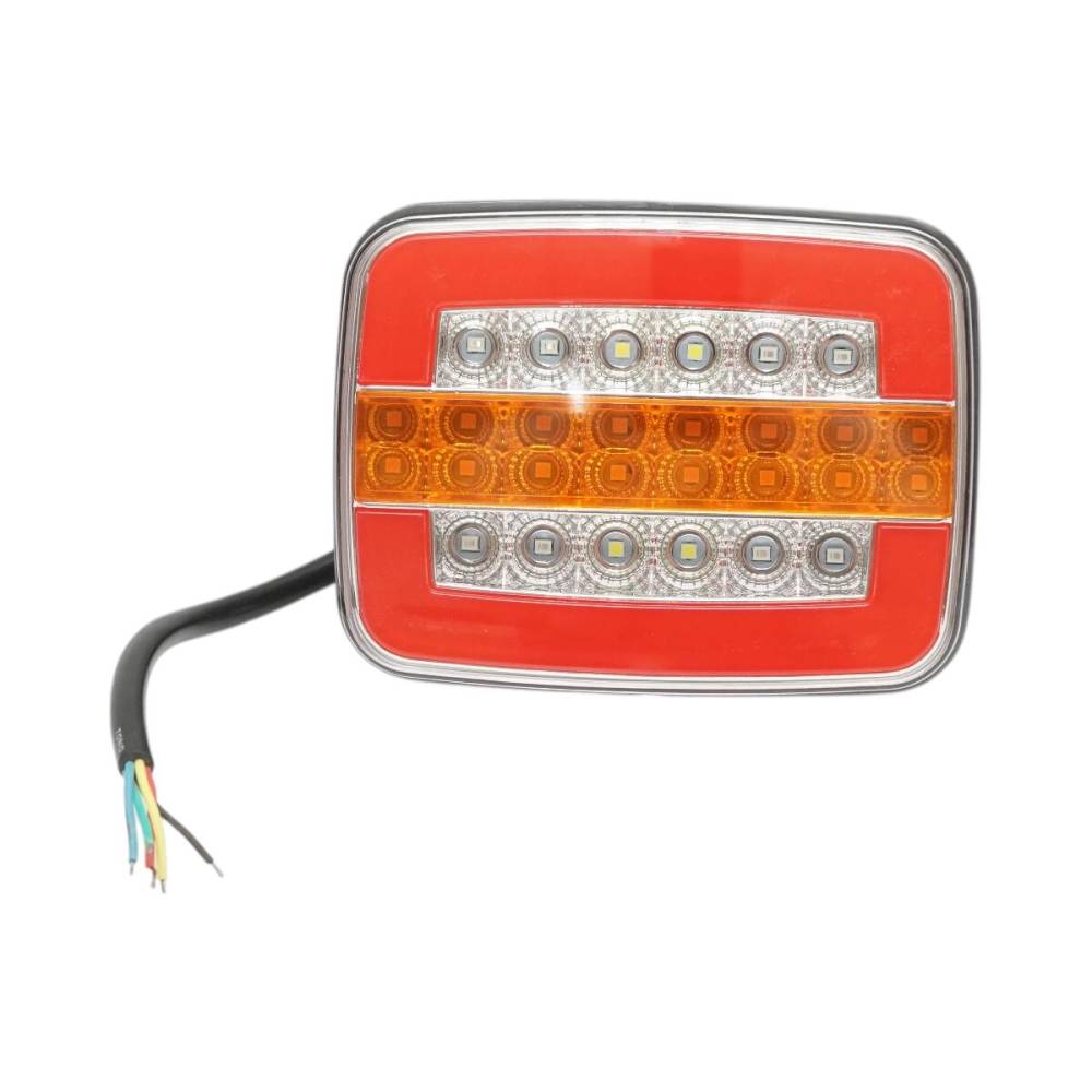 Lampa stop 125x95mm, 3 functii, Led 12-24V, s/d Bk UJ94