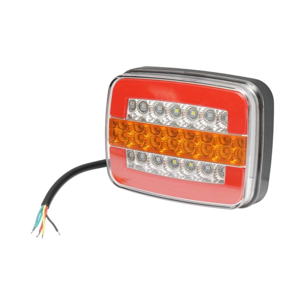 Lampa stop 125x95mm, 3 functii, Led 12-24V, s/d Bk UJ94