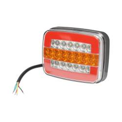 Lampa stop 125x95mm, 3 functii, Led 12-24V, s/d Bk UJ94