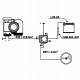 Claxon 24V, tip melc, cu compresor, 139dB, rosu, 58102 Carmotion