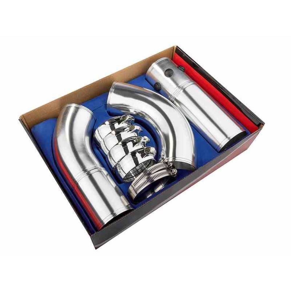 Kit montare filtru aer sport, conic, tubulatura si coliere, 86010 Carmotion