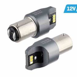 Set 2 becuri stop frana 6 LED-uri 12-24V, P21-5W, BAY15D, CanBus 58333 Vision
