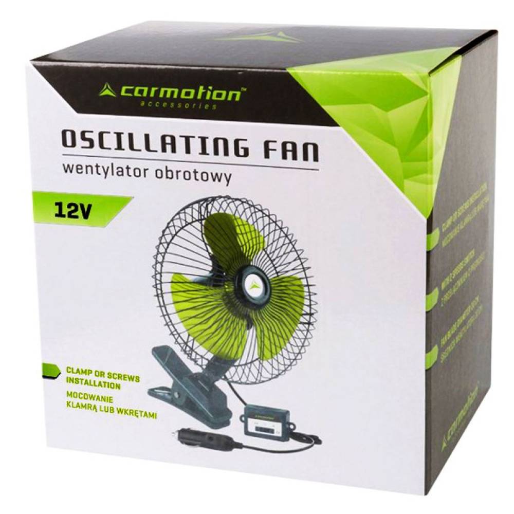 Ventilator 24V, fi20cm, metalic, prindere clips, 8