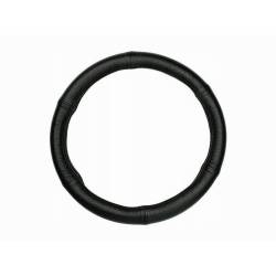 Husa volan 44-46cm, piele naturala neagra, marimea XXL, 58221 Carmotion