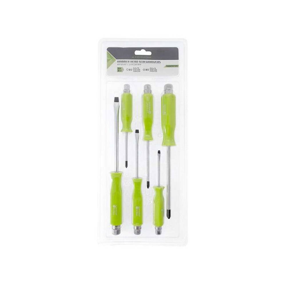 Set 6 surubelnite de impact, cu varfuri magnetice si cap metric pentru cheie, 63407 Carmotion