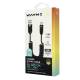 Cablu incarcator USB Tip C, 1,8m, spiralat, 6A, 100W, FAST Charging, Carmotion WAYME63095