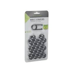Set 20 capacele plastic, pentru prezoane 17inch, grafit, 63784 Carmotion