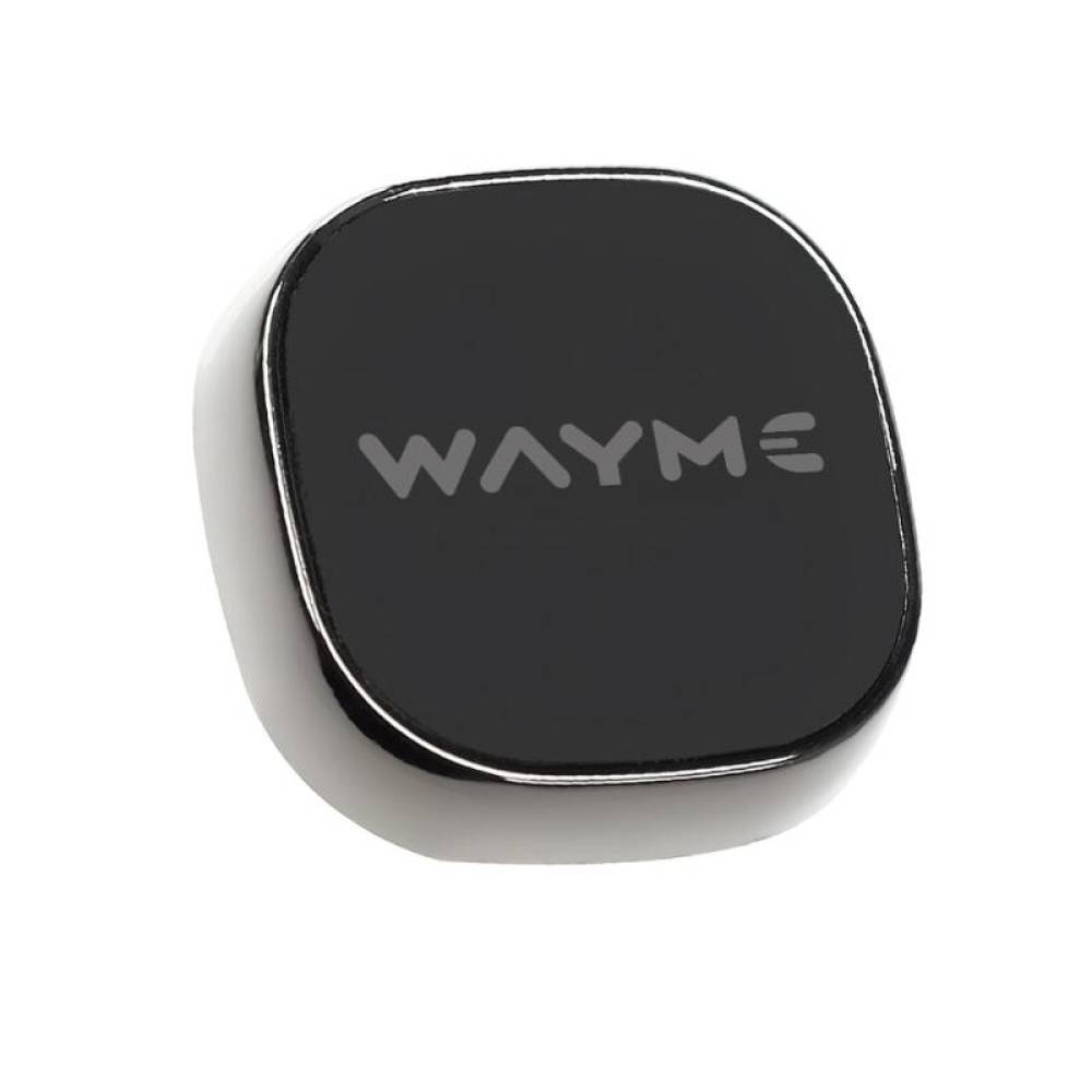 Suport telefon, cu prindere magnetica pe bord sau adeziv, negru cromat dark, WAYME 63061