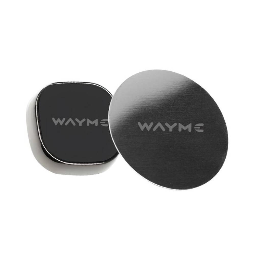 Suport telefon, cu prindere magnetica pe bord sau adeziv, negru cromat dark, WAYME 63061