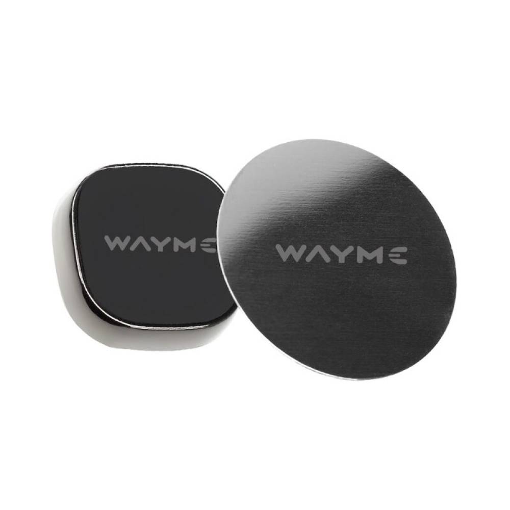 Suport telefon, cu prindere magnetica pe bord sau adeziv, negru cromat dark, WAYME 63061