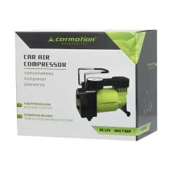 Compresor aer 12V, 11 bar, 35L/min, manometru analogic, Carmotion 58004