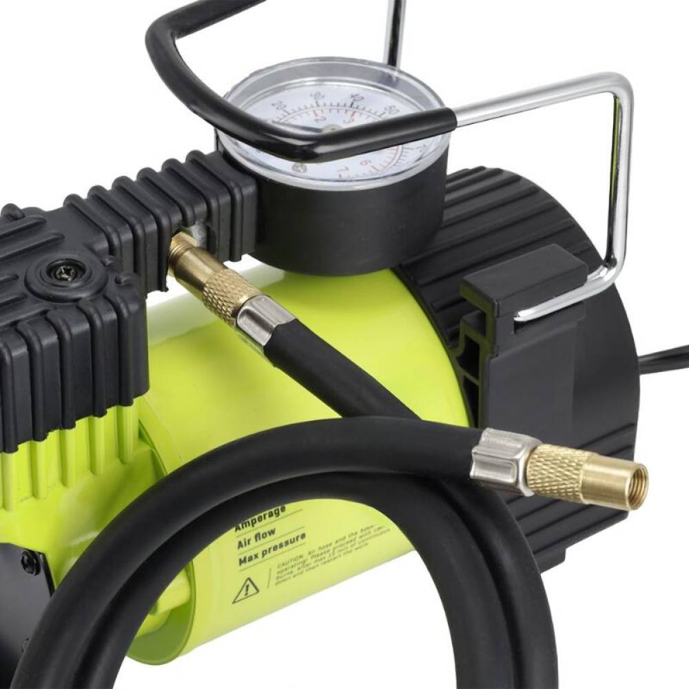 Compresor aer 12V, 11 bar, 35L/min, manometru analogic, Carmotion 58004 Compresor aer 12V, 11 bar, 35L/min, manometru analogic, Carmotion 58004