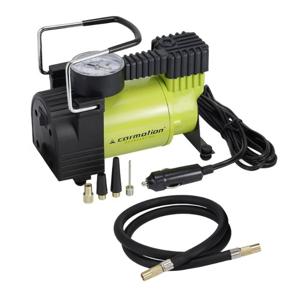 Compresor aer 12V, 11 bar, 35L/min, manometru analogic, Carmotion 58004 Compresor aer 12V, 11 bar, 35L/min, manometru analogic, Carmotion 58004