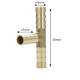 Conector furtun stut in T, fi8mm, Carmotion 83474