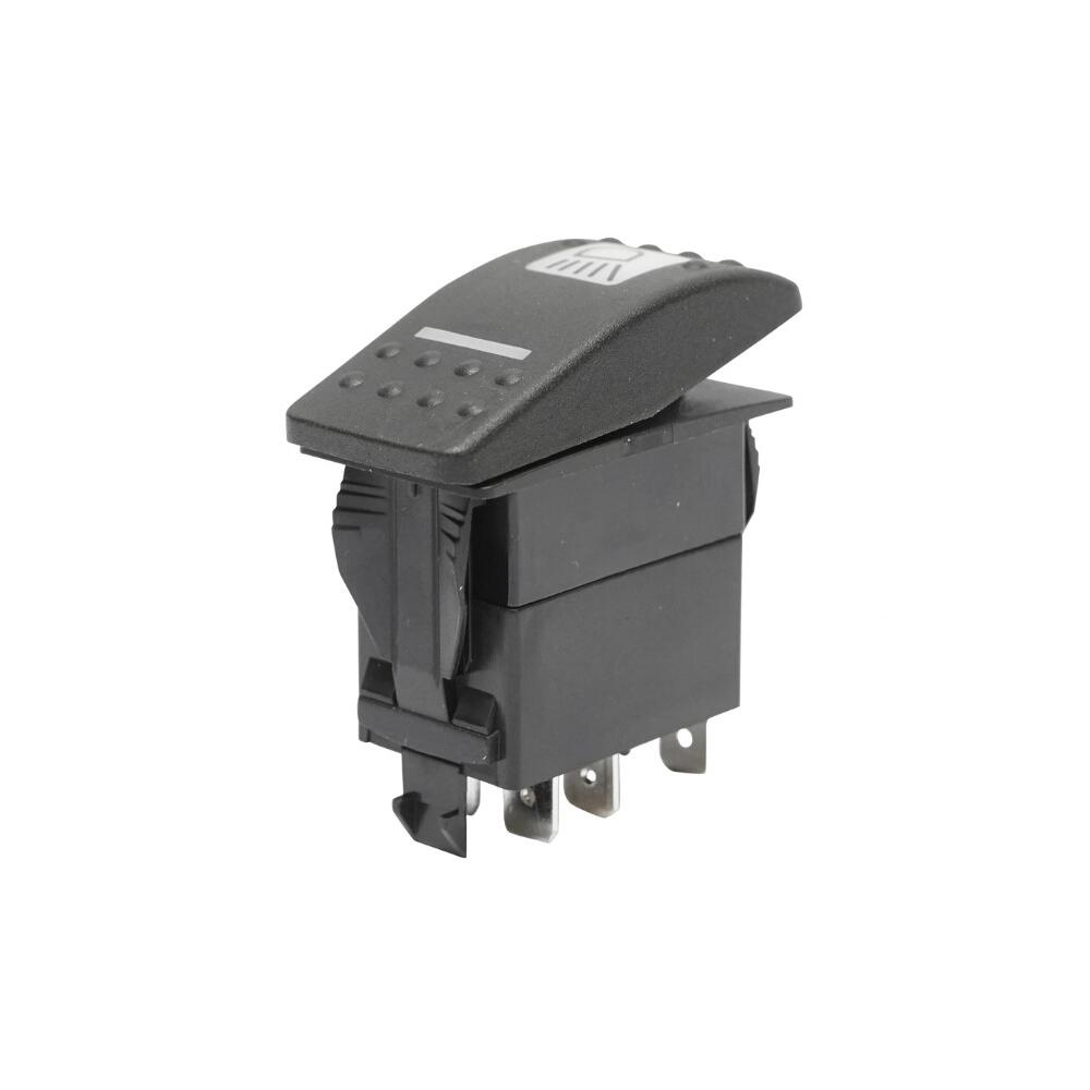 Intrerupator On/Off, 12V, cu 6pini, pentru lumini de lucru, Massey Ferguson 3809491M2 HV02