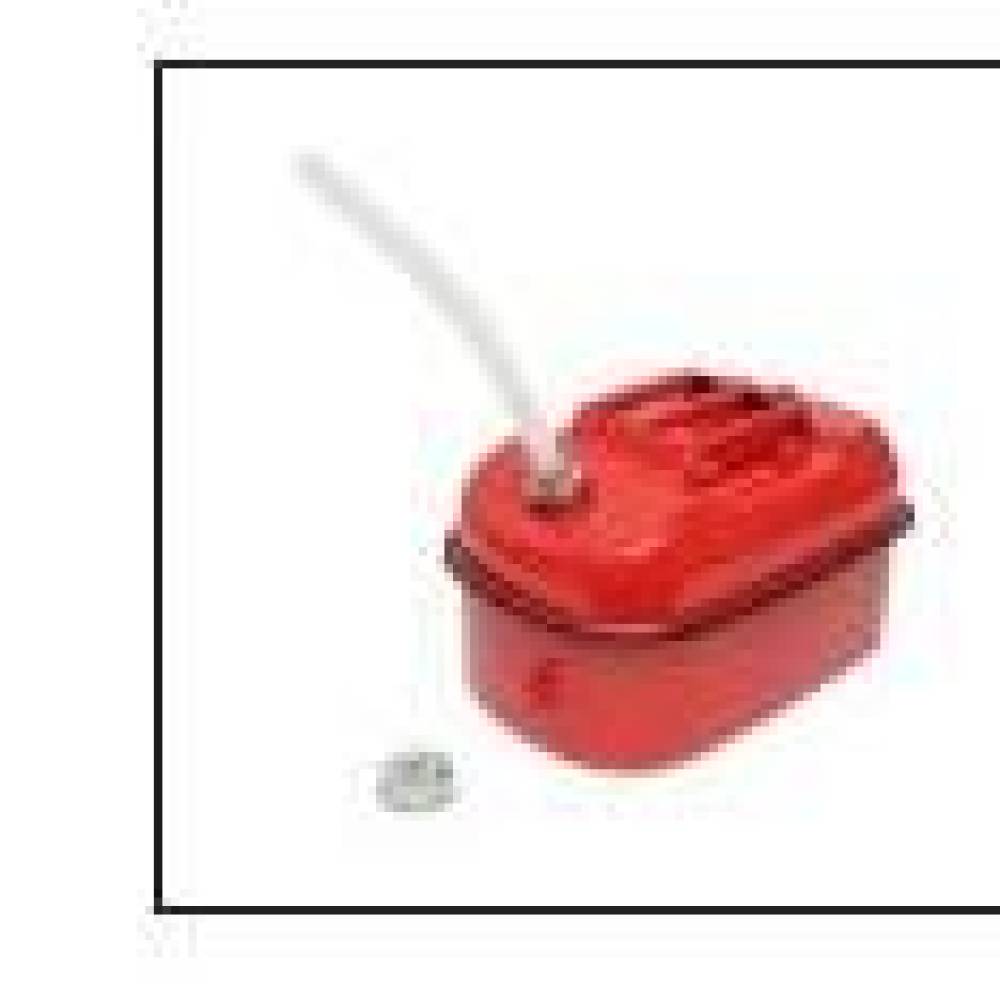 Canistra metalica, 20L, plata, antirasturnare,  cu furtun flexibil si dop insurubabil, MB59