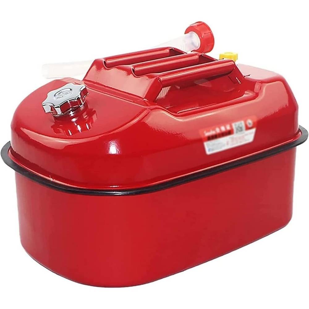 Canistra metalica, 20L, plata, antirasturnare,  cu furtun flexibil si dop insurubabil, MB59