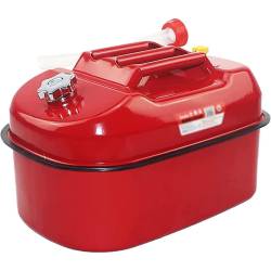 Canistra metalica, 20L, plata, antirasturnare,  cu furtun flexibil si dop insurubabil, MB59