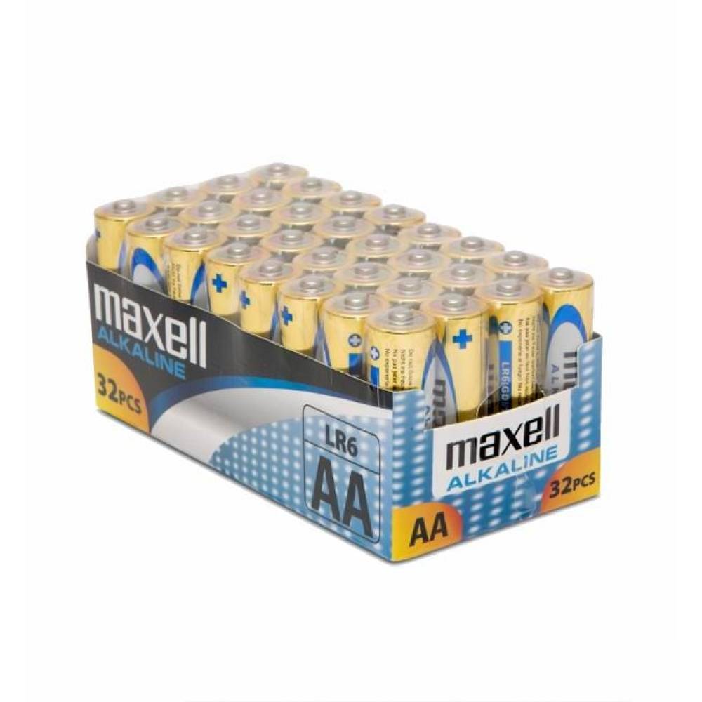 Baterie Maxell Alakline mari 32 bucati/pachet,  AA /Lr06/Mn1500 /18720s
