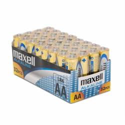 Baterie Maxell Alakline mari 32 bucati/pachet,  AA /Lr06/Mn1500 /18720s