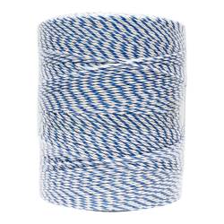 Rola fir alb-albastru fi3, 3x0.2mmSS, 1000m 7.8 Ohm/m pentru gard electric, BK87656 Rola fir alb-albastru fi3, 3x0.2mmSS, 1000m 7.8 Ohm/m pentru gard electric, BK87656
