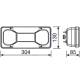 Lampa spate 304x103, compatibila Iveco Daily 3, cu mufa tata, stanga TruckLed L2363 Lampa spate 304x103, compatibila Iveco Daily 3, cu mufa tata, stanga TruckLed L2363