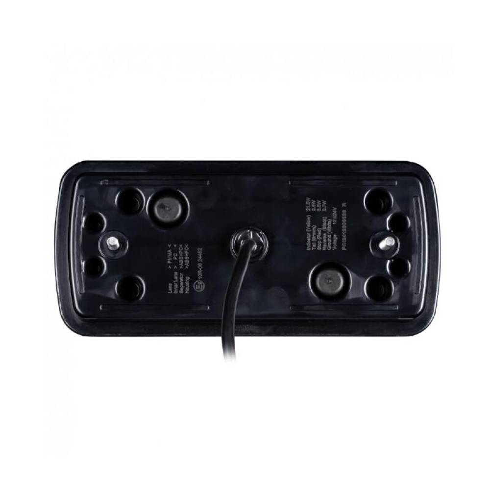 Lampa stop 220x100, 5 functii, LED Neon, 10-30V, cu ceata si catadioptru reflectorizant, cablu 24cm, stanga-dreapta, X Spider, L2424 TruckLed