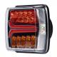 Lampa spate 110x102, 4 functii, iuminare numar, LED, semnalizare dinamica, stanga, L-1868 TruckLed