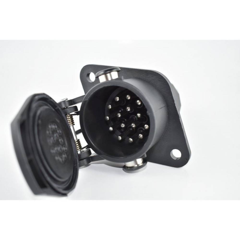 Priza 15 pini 24V plastic, pentru prindere cu 2 suruburi, Tip S, tata, G-15-S