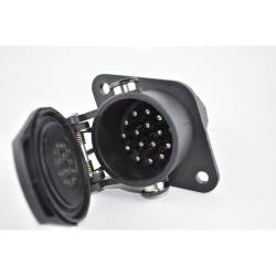 Priza 15 pini 24V plastic, pentru prindere cu 2 suruburi, Tip S, tata, G-15-S