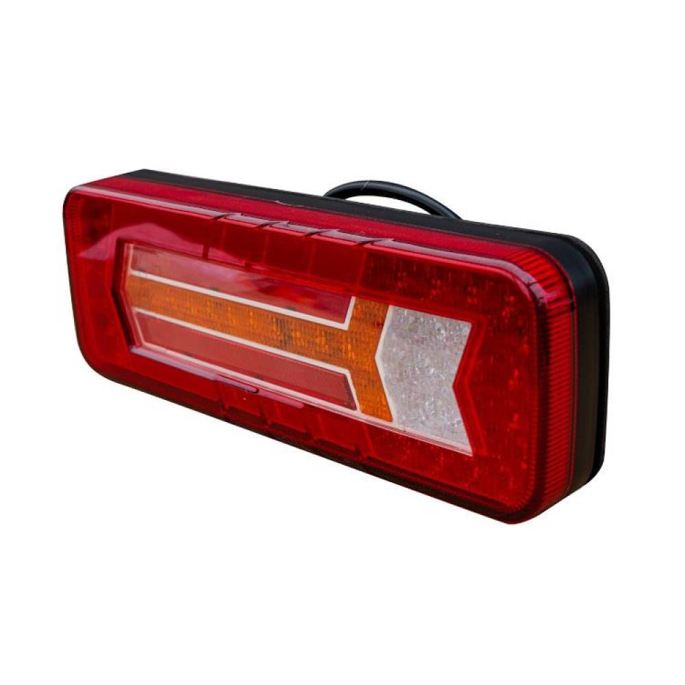 Lampa stop 284x100, 5 functii cu mers inapoi, ceata si semnalizare dinamica, LED, L1913 TruckLed
