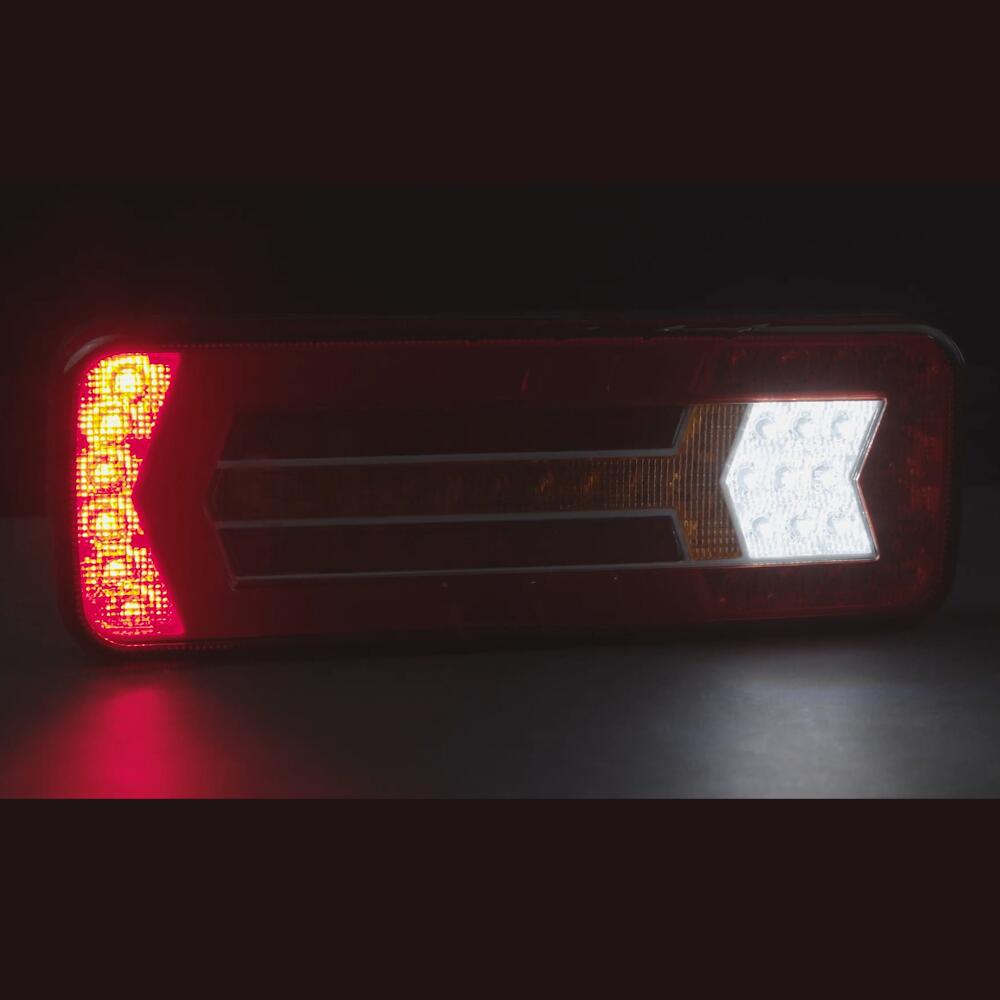 Lampa stop 284x100, 5 functii cu mers inapoi, ceata si semnalizare dinamica, LED, L1913 TruckLed