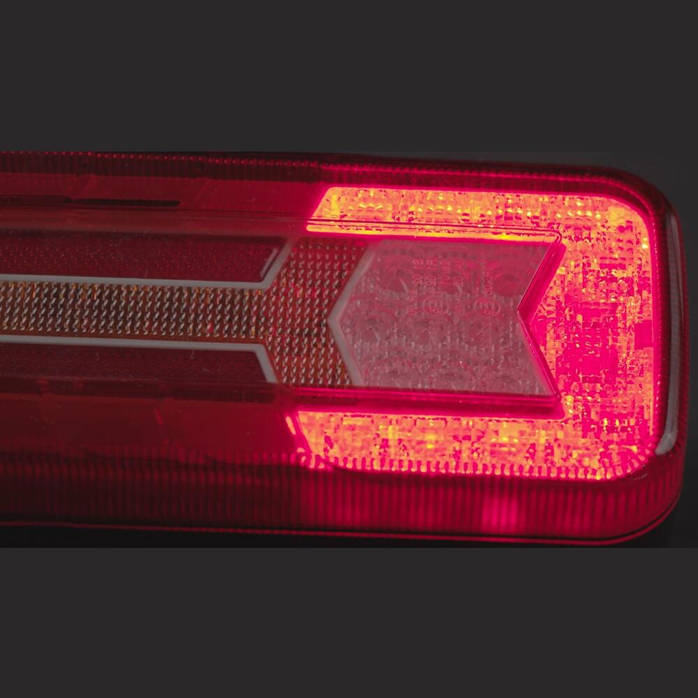 Lampa stop 284x100, 5 functii cu mers inapoi, ceata si semnalizare dinamica, LED, L1913 TruckLed