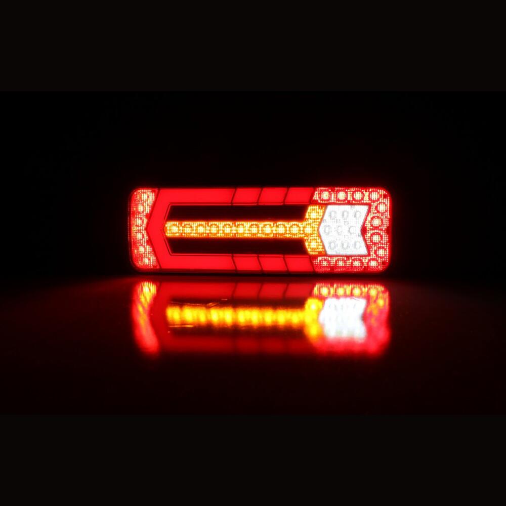 Lampa stop 284x100, 5 functii cu mers inapoi, ceata si semnalizare dinamica, LED, L1913 TruckLed