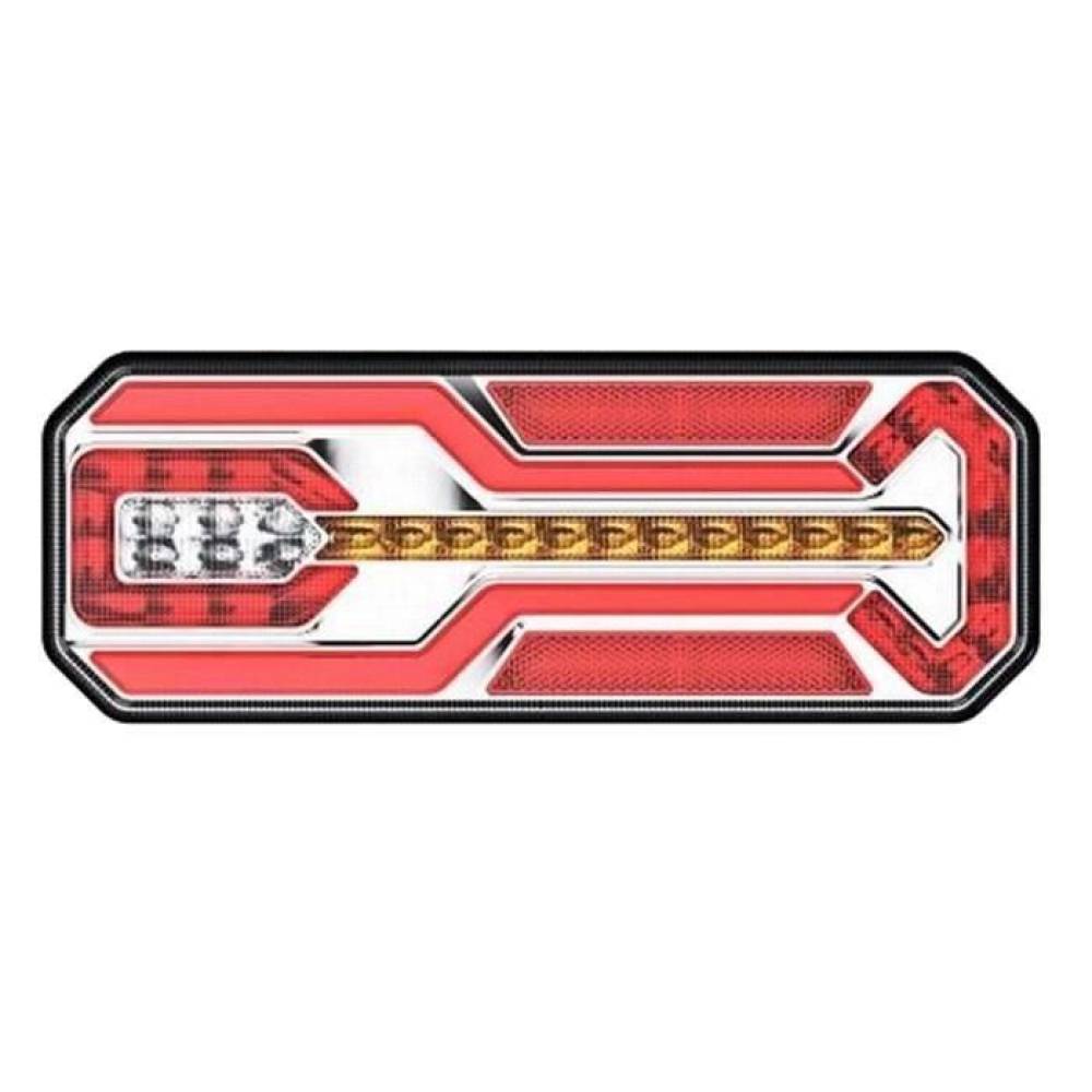 Lampa stop 350x131, 6 functii, ceata, mers inapoi si semnalizare dinamica, stanga, L1949 TruckLed
